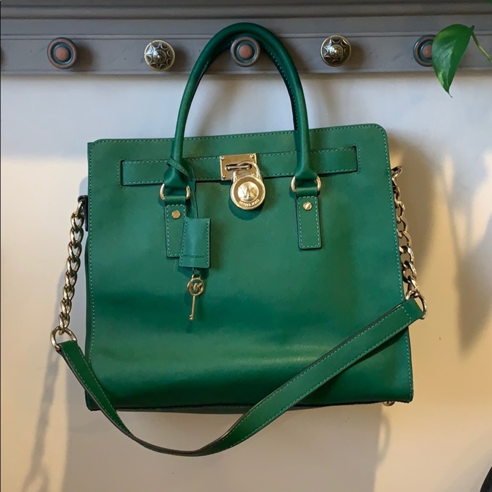 Michael Kors Green Purse